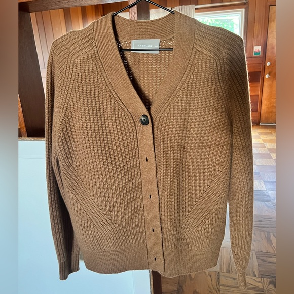 Relaxed fit The Felted Merino Cardigan - Picture 4 of 7